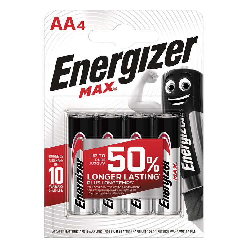 PILES LR6X4 MAX ENERGIZER