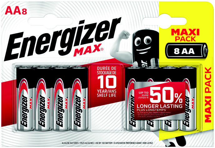 PILES ENERGIZER MAX X8*