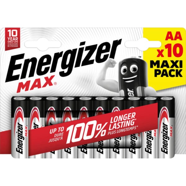  Lot De 10 Piles Max Energizer code EAN 7638900426946 