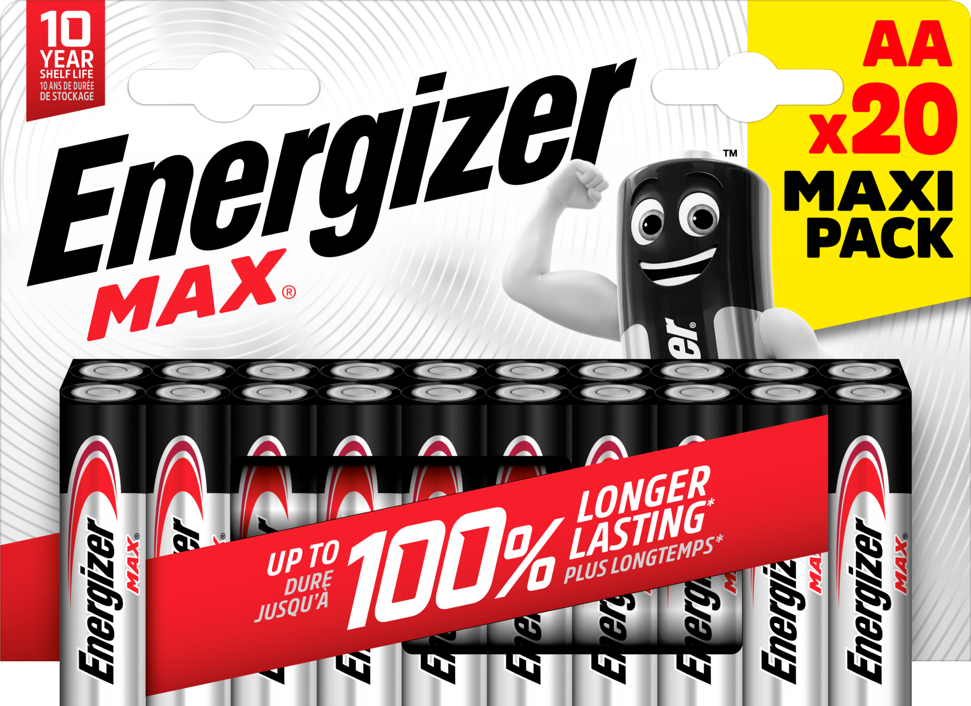 Lot de 20 piles max PILES 