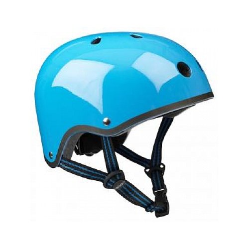 Casque Vélo et Trottinette Neon Bleu Brillant M...