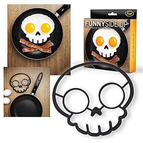 Skull egg shaper omelette silicone 1pcs mold cu...
