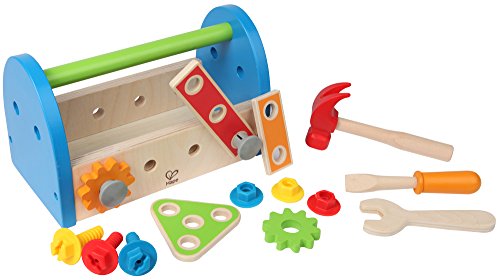 Hape - E3001 - Jeu d'Imitation Bricolage en Bois - Boîte à Outils 7667669087068 Hape Construction