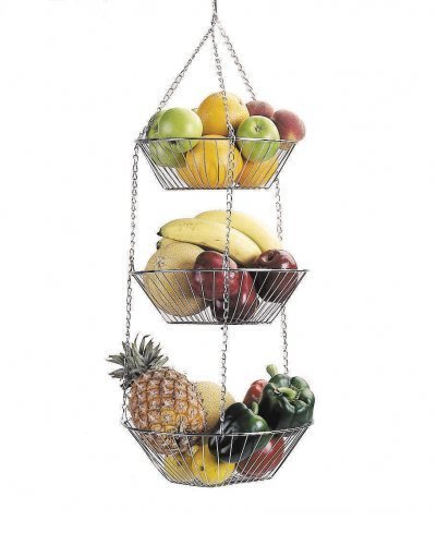 Panier Suspendu 3 étages - Fruits et Légumes - ...