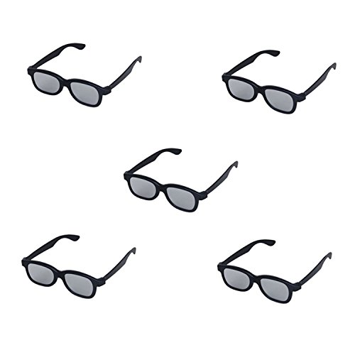 ivebetter Fiable performance adultes passifs circulaires polarisés lentilles lunettes 3d (lot de 5) 7701228847165 (7701228847165)