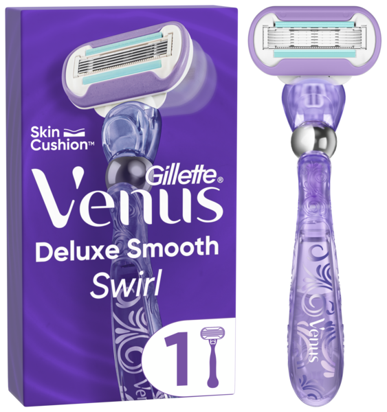 RASOIR DELUXE SMOOTH SWIRL + 1 RECHARGE
