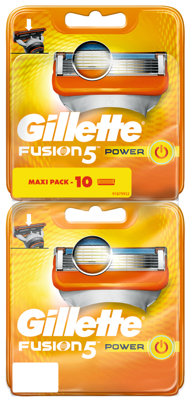 LAMES FUSION 5+5 POWER GILLETTE