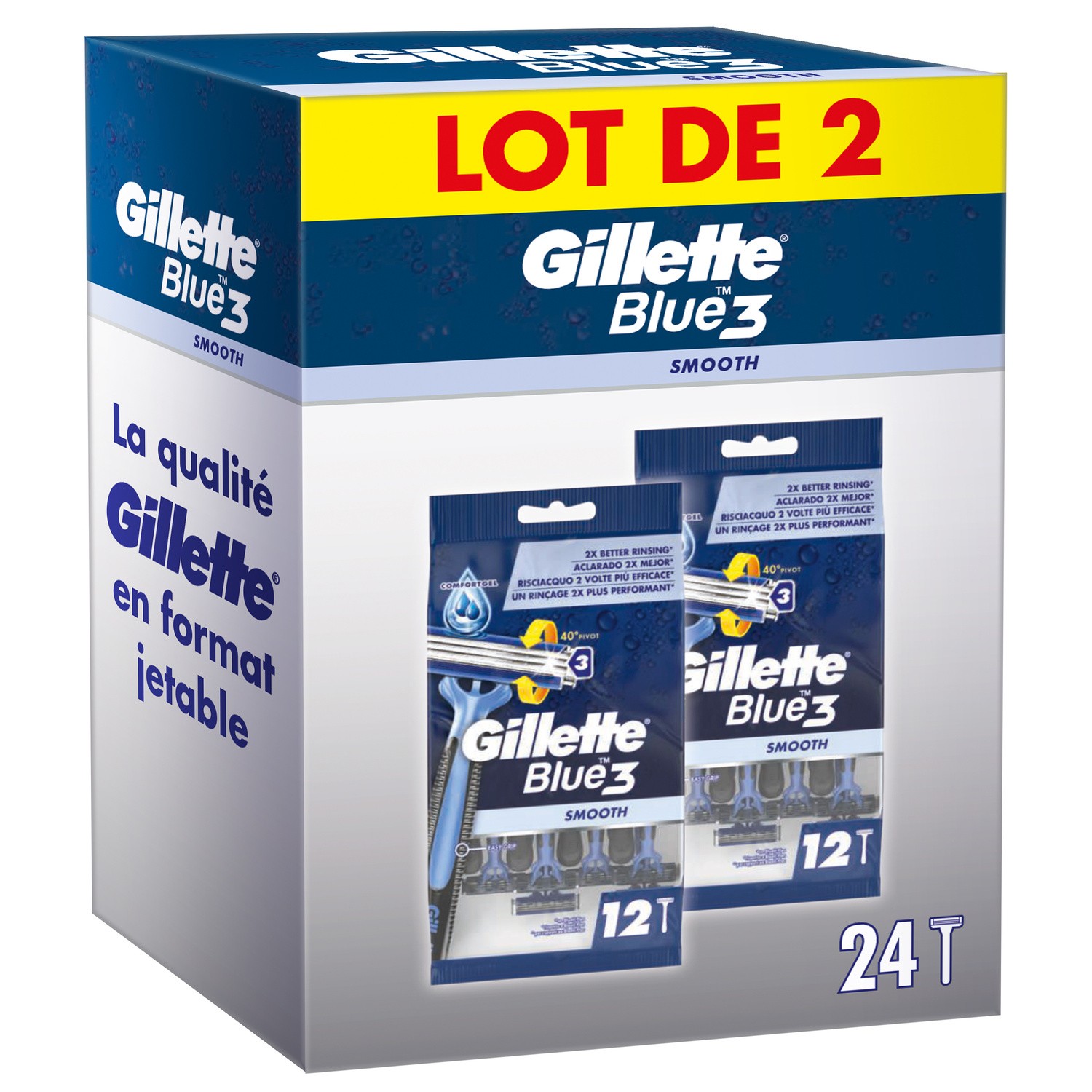 Rasoir jetable homme blue 3 GILLETTE
