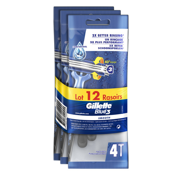 GILLETTE Rasoirs non rechargeables code EAN 7702018625017 
