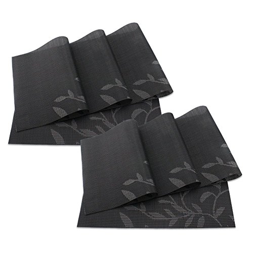 Lot de 8 sets de table 45 * 30 cm vinyle tissé ...