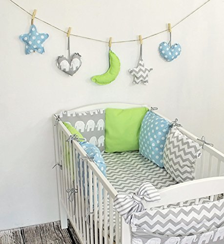 Design21 tour de lit bébé pour protéger la tête...