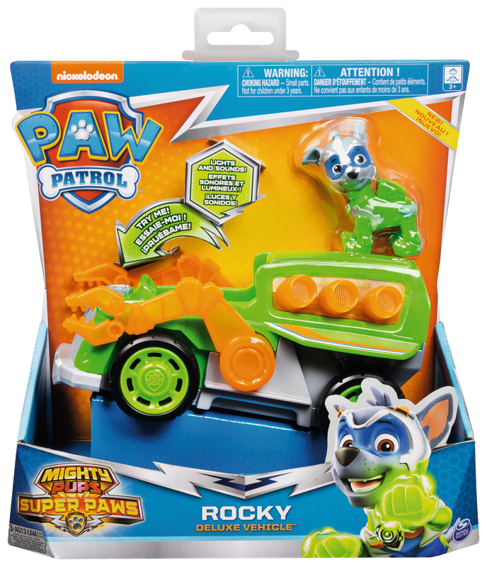 VEHICULE + FIGURINE MIGHTY PUPS PAW PATROL