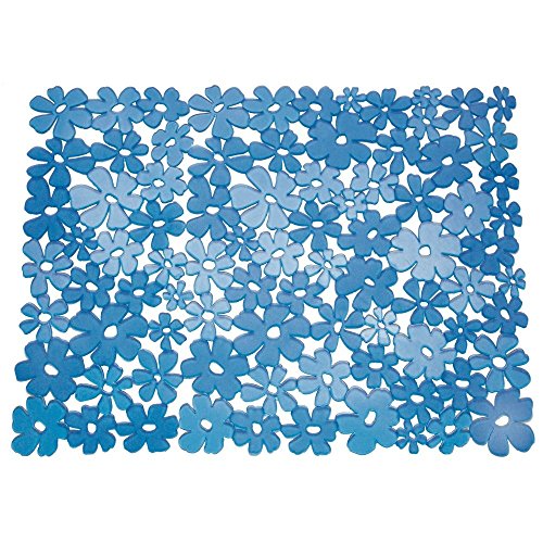60961eu blumz grand tapis d'évier bleu