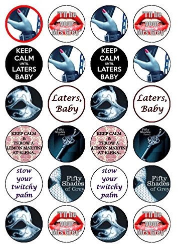 24 Fifty Shades of Grey (#2 décorations pour cu...