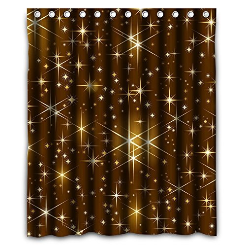 Seamless starry sky christmas sparkle polyester...