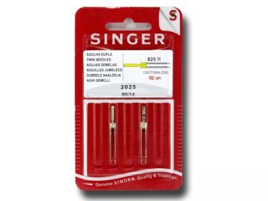 - aiguilles machine à coudre doubles en 90 écart 3