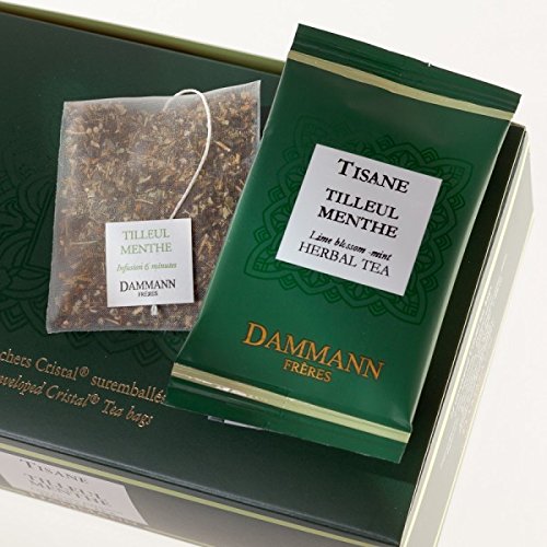 - tisane tilleul menthe - 4 boites de 24 sachet...