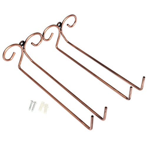 Rétro inox support porte-verre de vin à pied su...