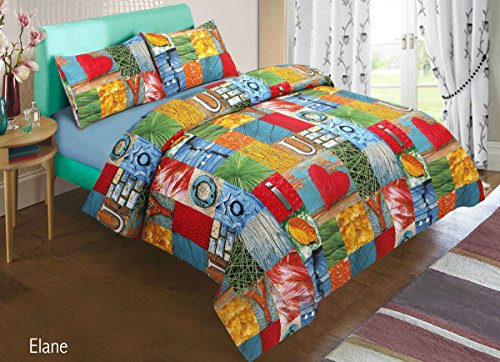 Housse de couette avec Taie d'oreiller imprimé ...