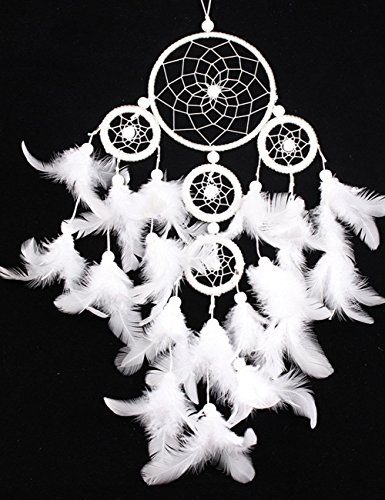 Attrape-rêves grande remorque blanc faite à la ...