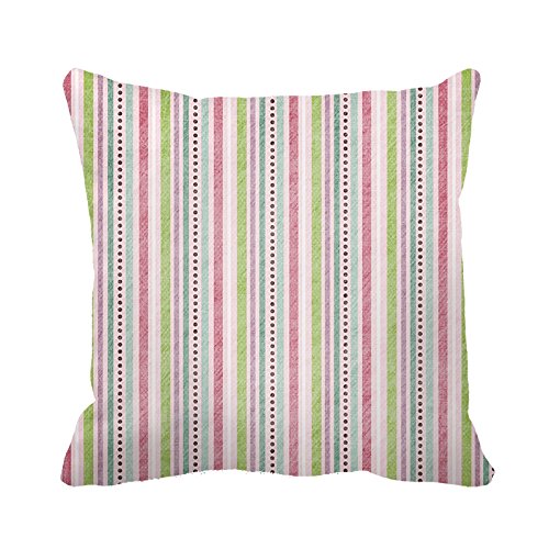 warrantyll Motif rayures et pois Coton Home Can...