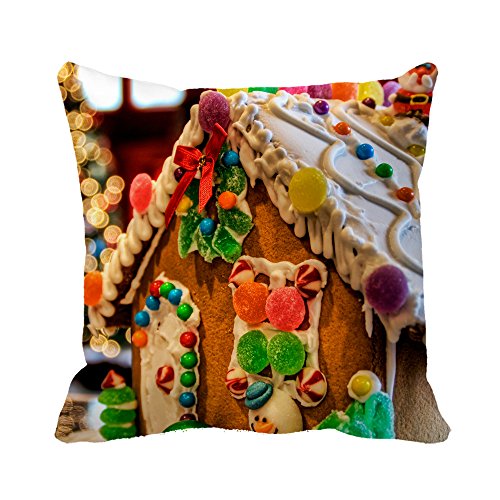 warrantyll Colorful cadeaux de Noël Coussin en ...