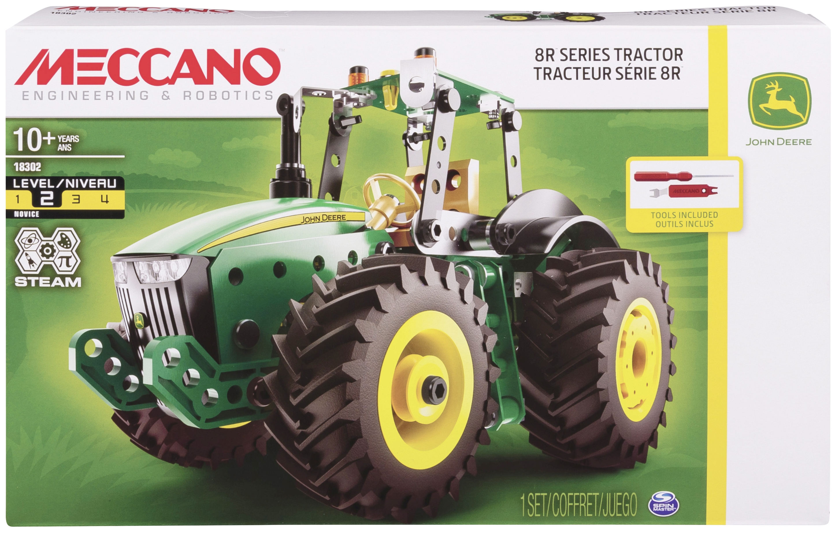 Tracteur 8R John Deere Meccano