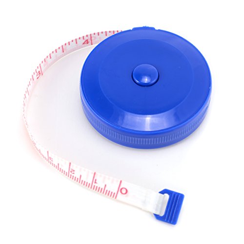 surepromise 150cm Retractable Metre a ruban regle tailleur couture Tape Ruler BLEU code EAN 7992418860396 