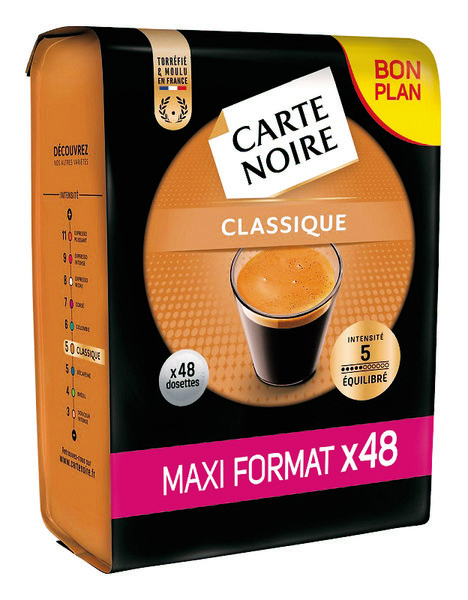 DOSETTES DE CAFÉ CARTE NOIRE