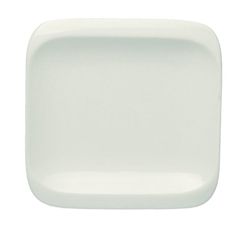 14 x 14 cm-infini-assiette à pain-blanc