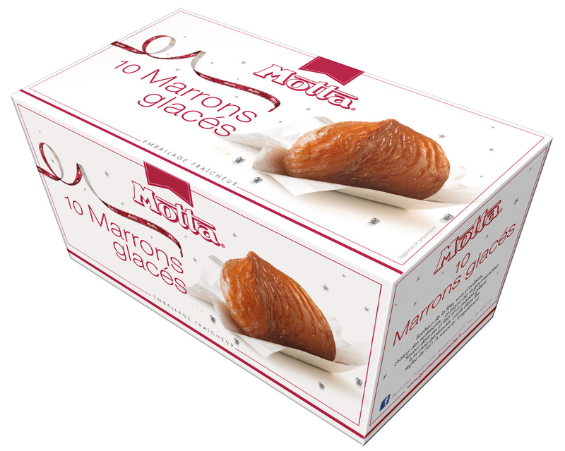 BALLOTIN MARRONS GLACÉS PAR 10 MOTTA