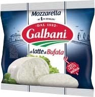 MOZZARELLA DI LATTE DI BUFALA  24% MAT.GR.** “GALBANI” code EAN 8000430900231 