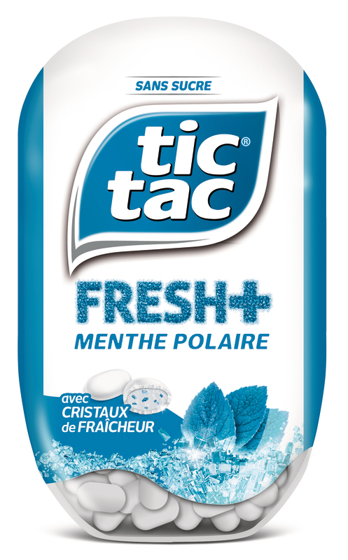  TIC TAC FRESH+ T60  MENTHE POLAIRE  code EAN 8000500321089 