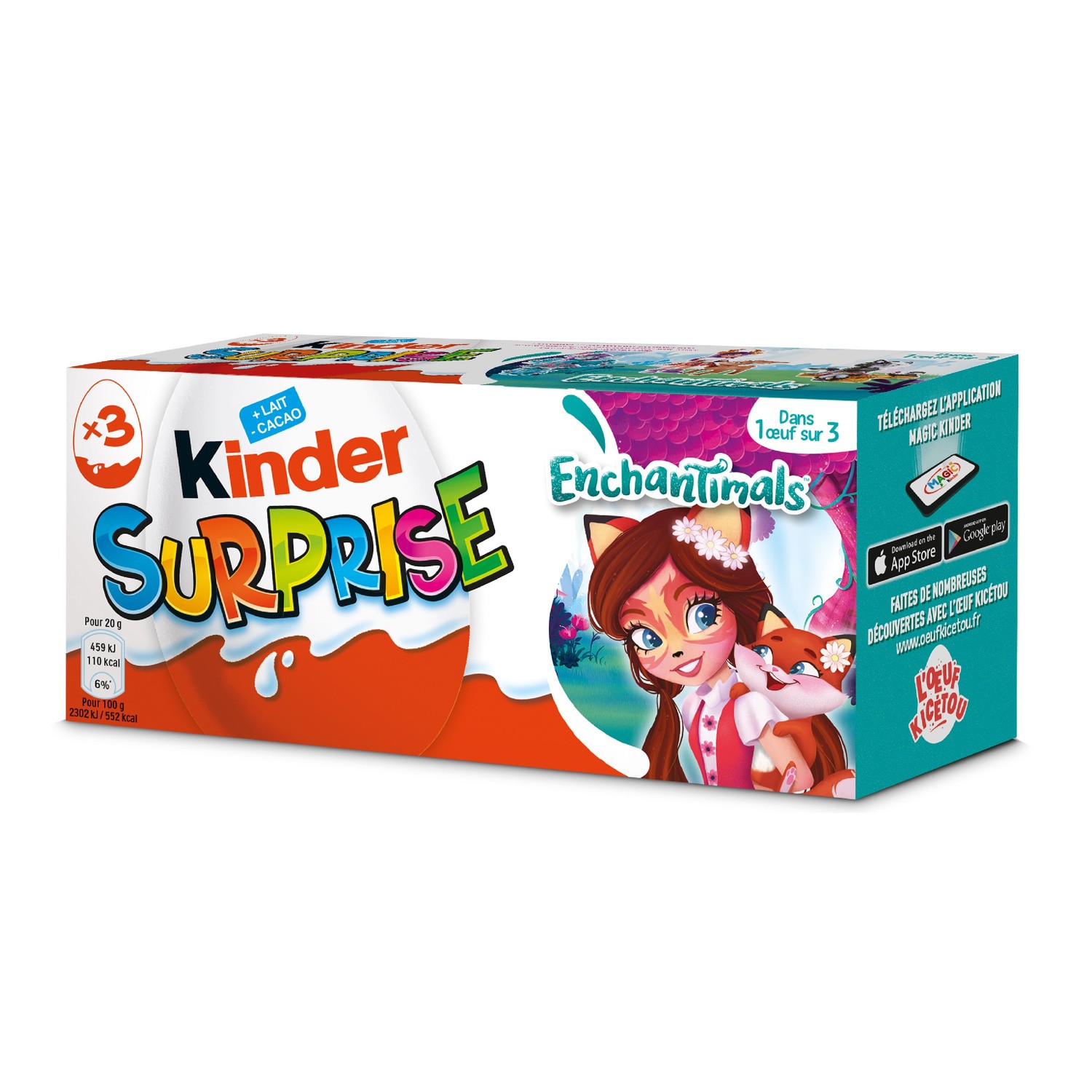 Chocolat surprise enchantimals KINDER