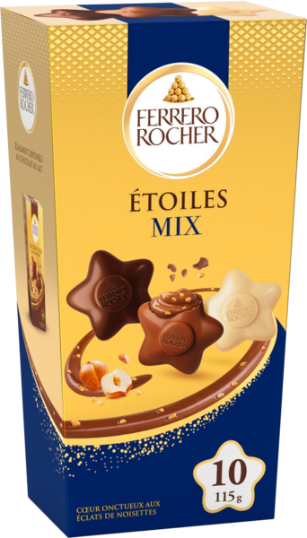 FERRERO Ferrero Rocher Étoiles Chocolat Au Lait  code EAN 8000500448328 