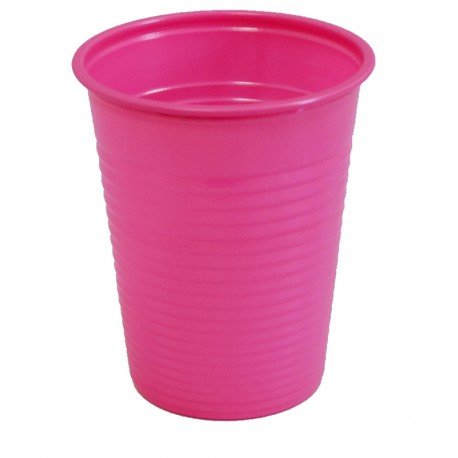 50 Gobelets en plastique fuchsia 20 cl