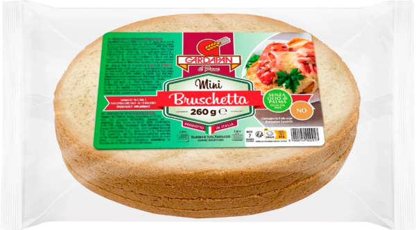  Mini Bruschette Gardapan code EAN 8000744000917 