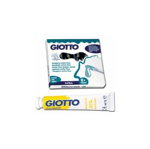GIOTTO-4 (TUBE GIOTTO GOUACHE 12 ML NOIR 24)