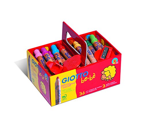 Omyacolor GIOTTO Schoolpack 36 crayons Bebè Maxi + 3 tailles crayon 8000825461309 (8000825461309)