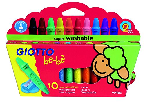 Crayon cire incassable bebe - blister de 8 maxi [jouet] 8000825462009 Omyacolor