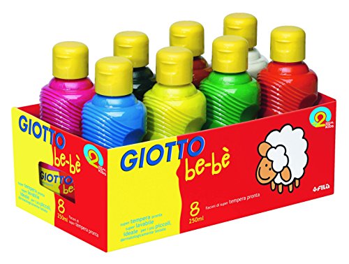 Omyacolor Gouache giotto bebe - lot de 8 flacons de 250ml [jouet] 8000825532290 (8000825532290)