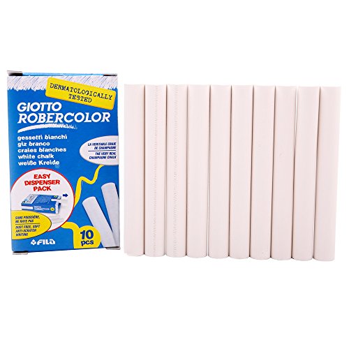 Robercolor Boîte de 10 craies blanc 8000825538506 (8000825538506)
