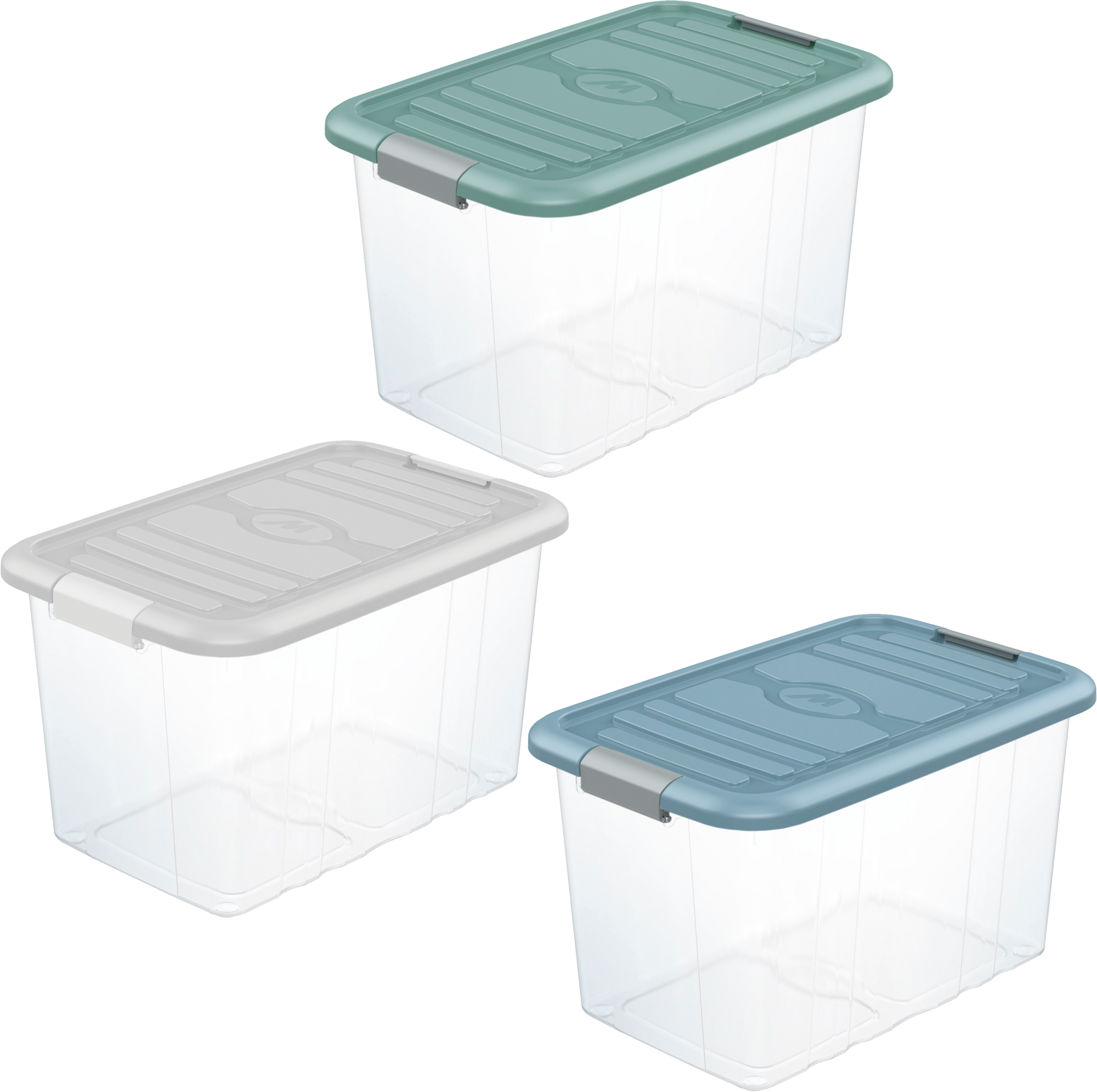 BOÎTE DE RANGEMENT EVERBOX 15L AVEC CLIPS