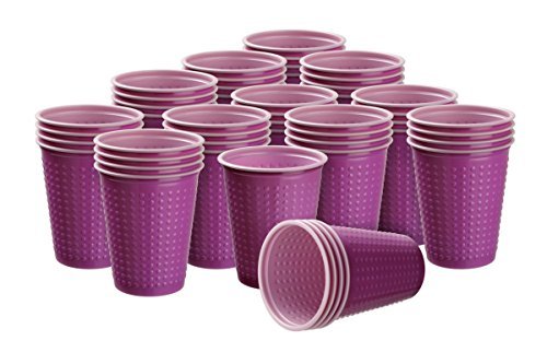 40 Pièce Gobelet Gobelets en plastique 200 ml d...