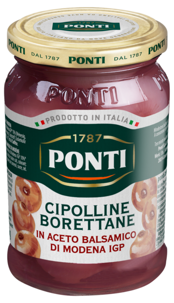 PONTI OIGNONS AU VINAIGRE BALSAMIQUE 
 code EAN 8001010115748 