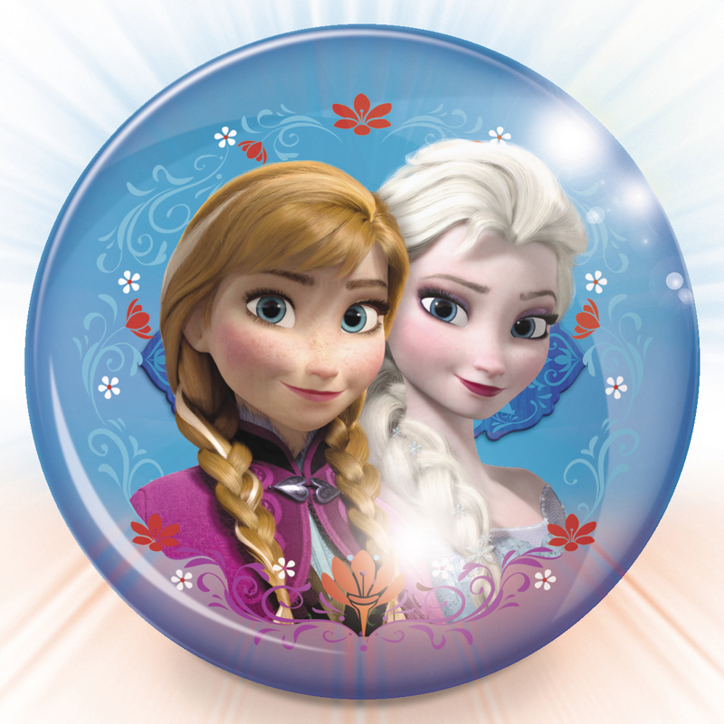 BALLE LUMINEUSE TRANSLUCIDE AUX COULEURS DE LA REINE DES NEIGES  8001011097524 (8001011097524)