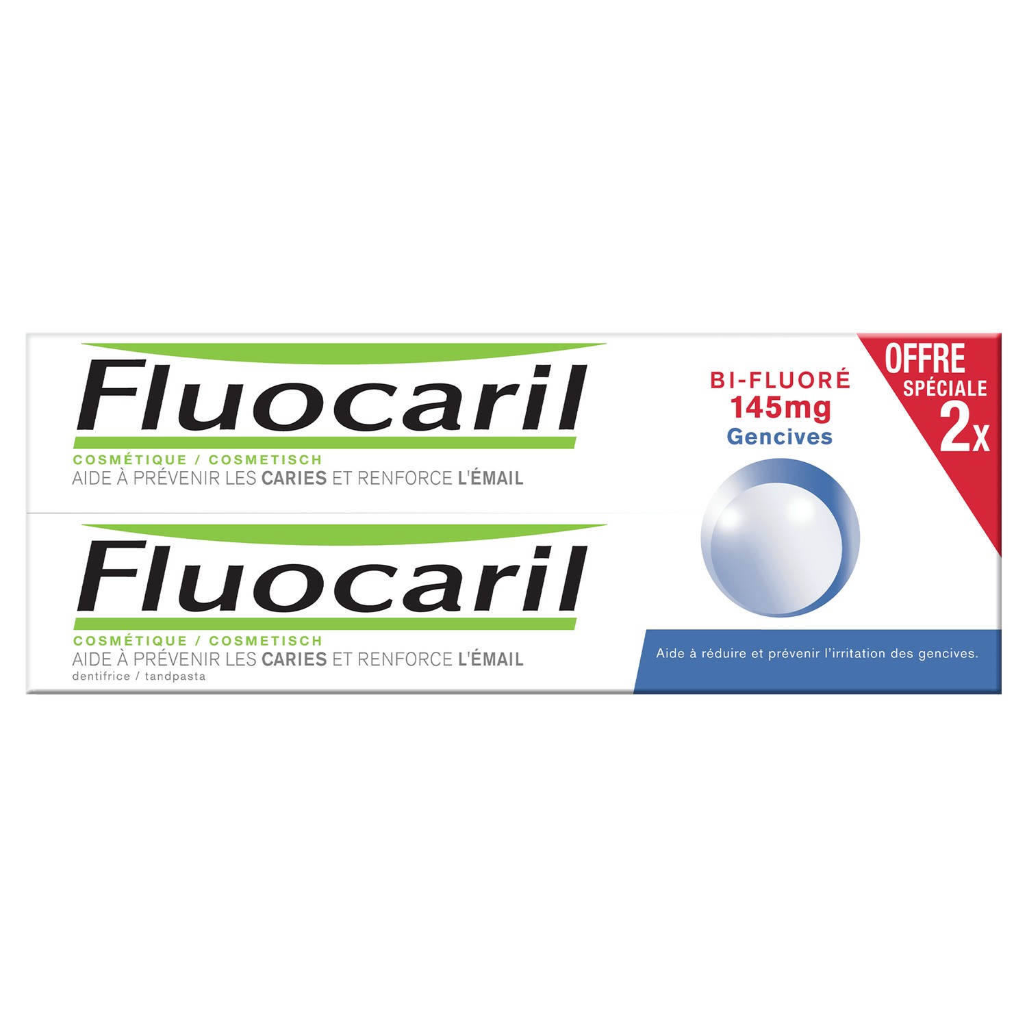 Dentifrice  bi-fluoré gencives FLUOCARIL