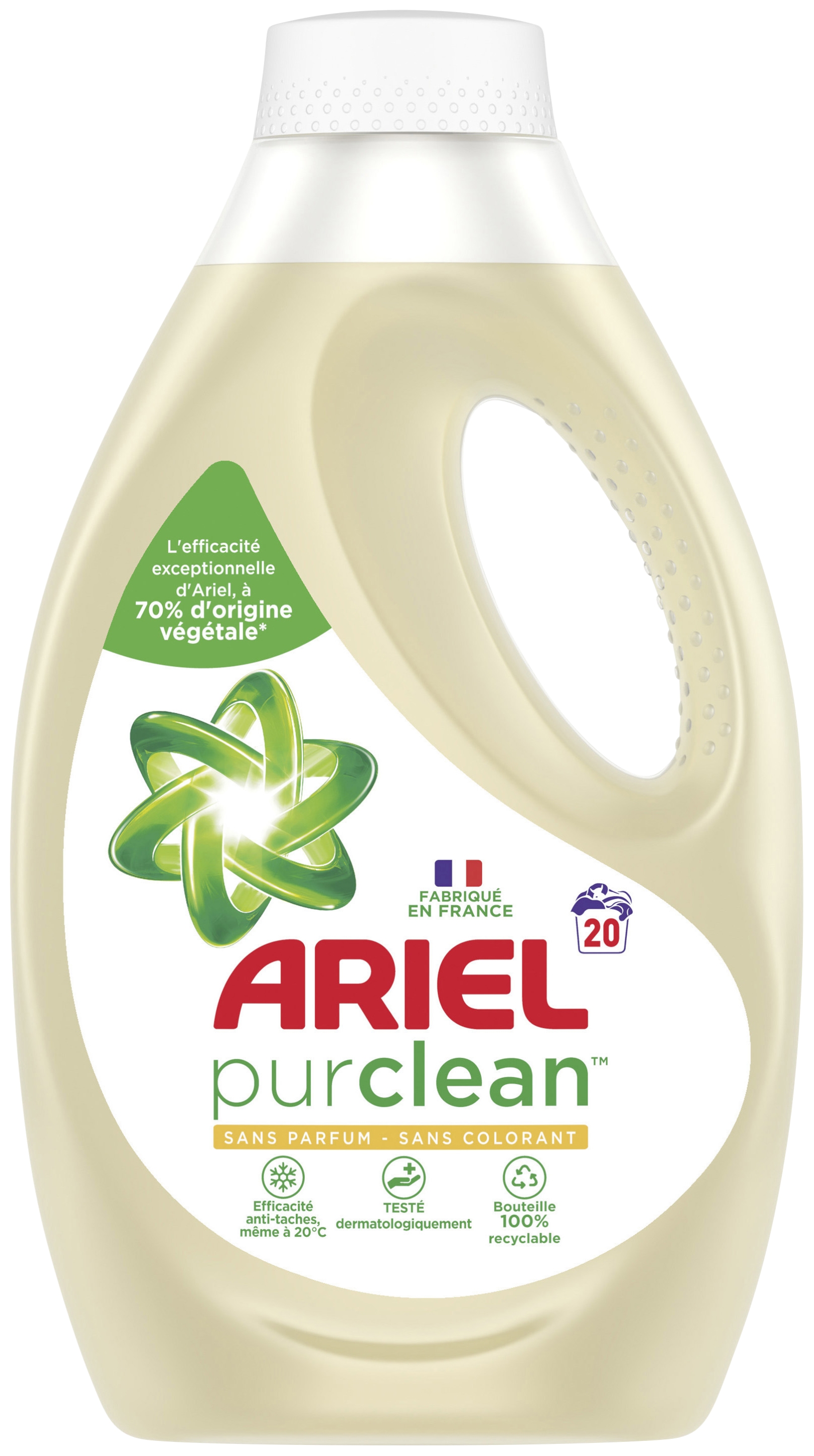 Lessive liquide pur clean 20 doses (a) Ariel