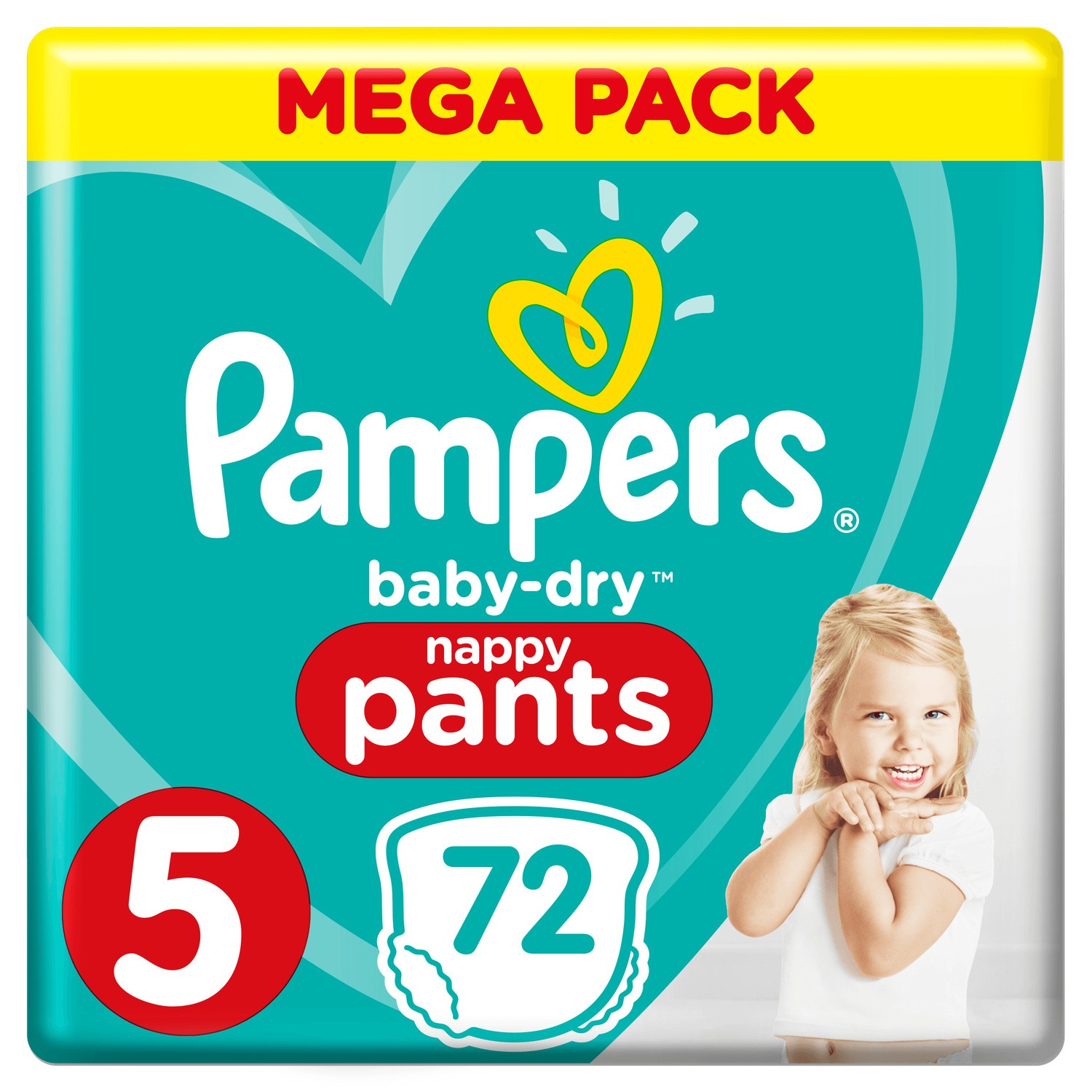  Couches taille 5 : 12-17 kg Baby Dry Pants PAMPERS PAMPERS  8001090706805