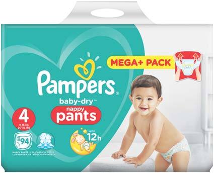CHANGES BÉBÉ “PAMPERS BABY DRY”